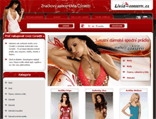 Tablet Screenshot of livia-corsetti.cz
